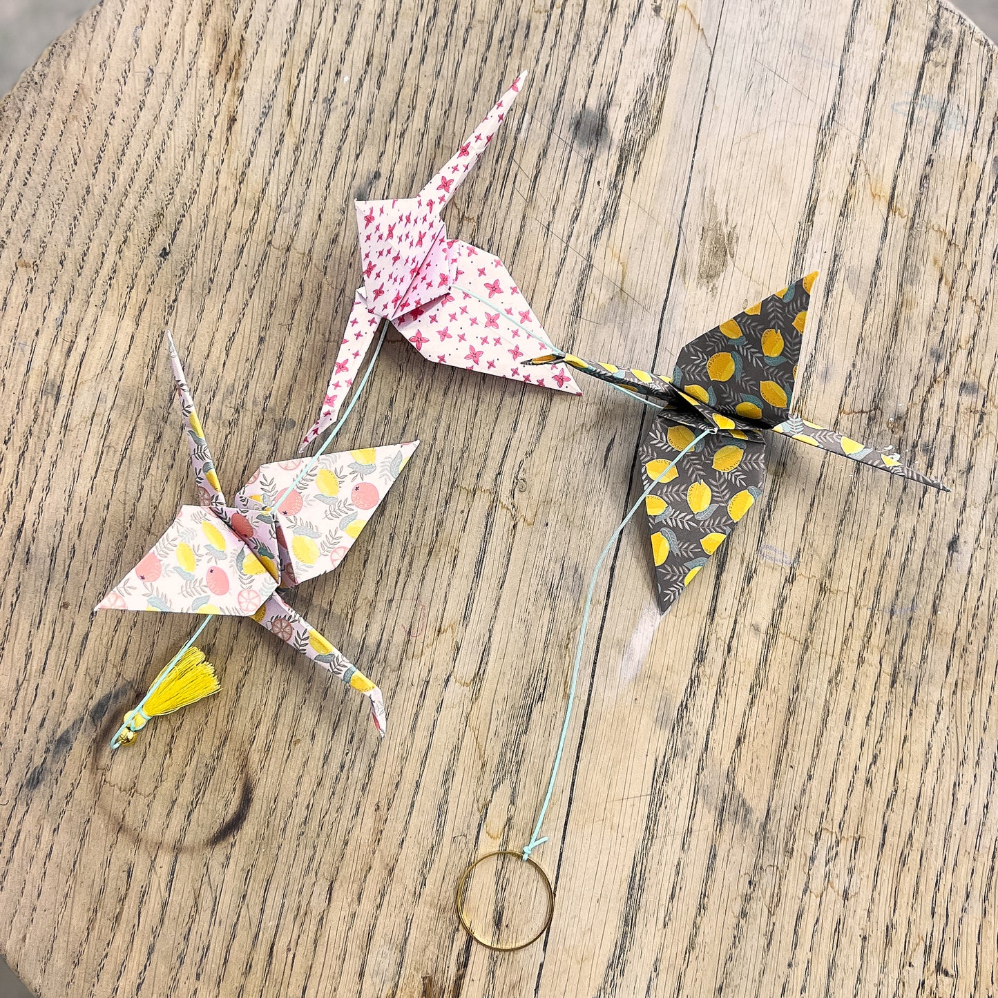 Origami garland