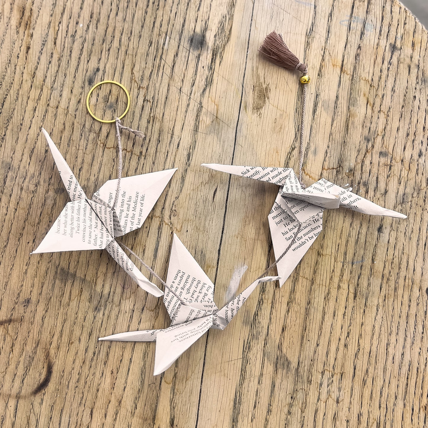 Origami garland