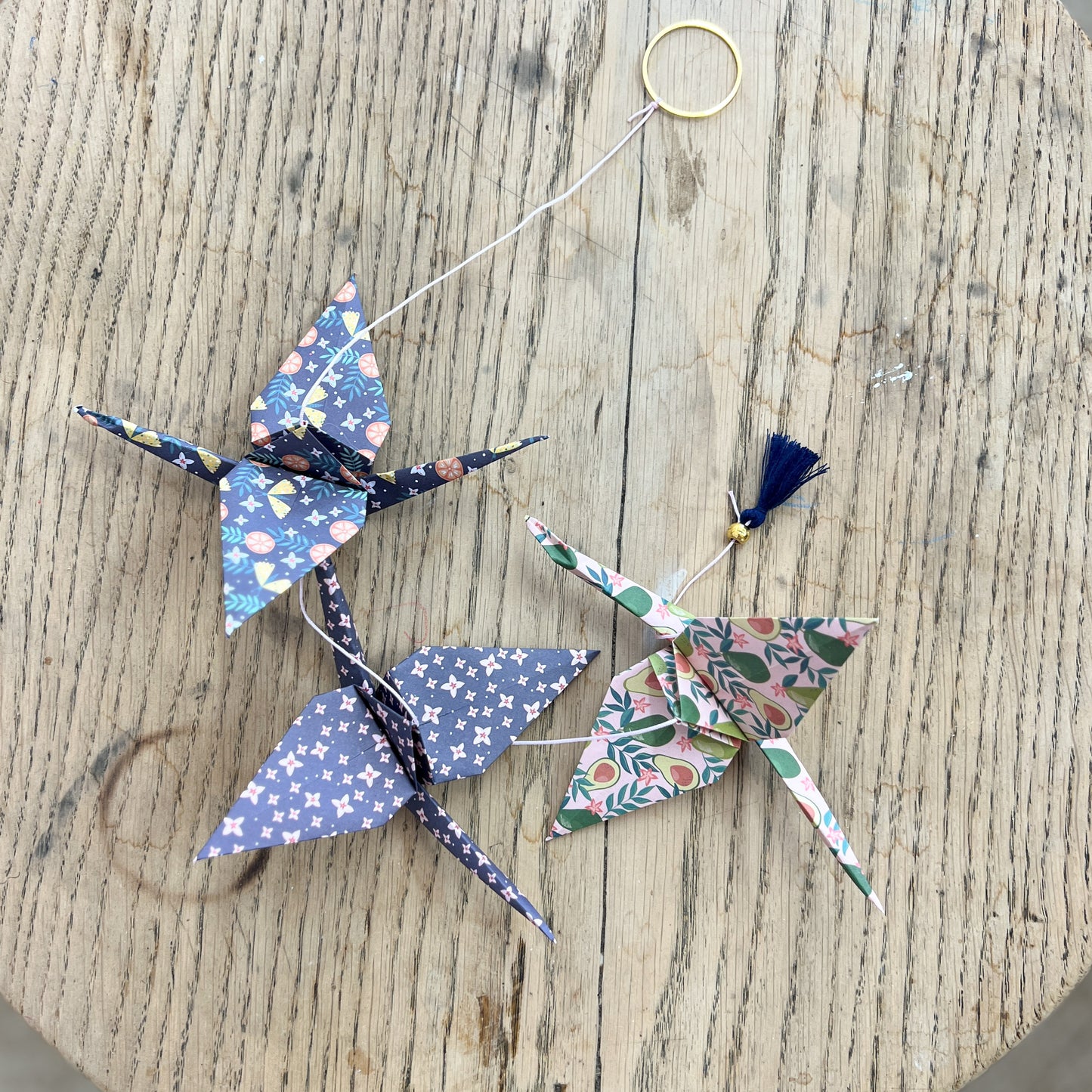 Origami garland