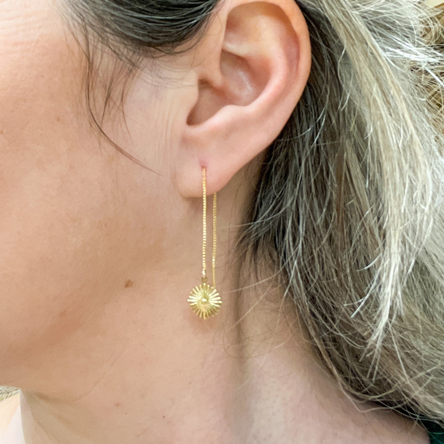 Cassiopeia ear chain earrings