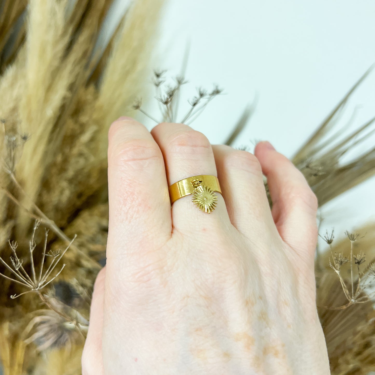 Cassiopeia Stainless Steel Adjustable Ring