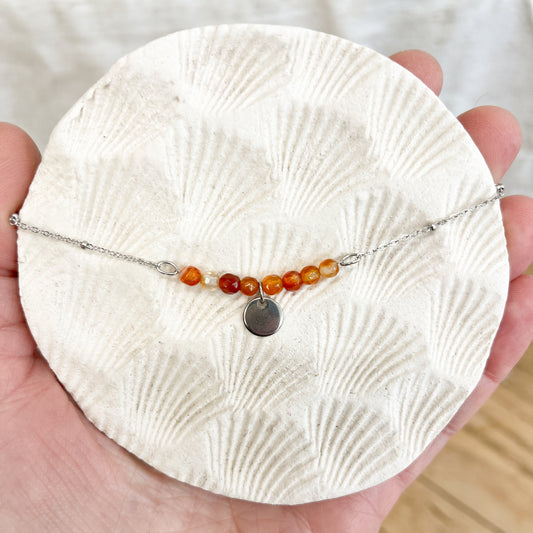 Argenté | Collier Butterfly