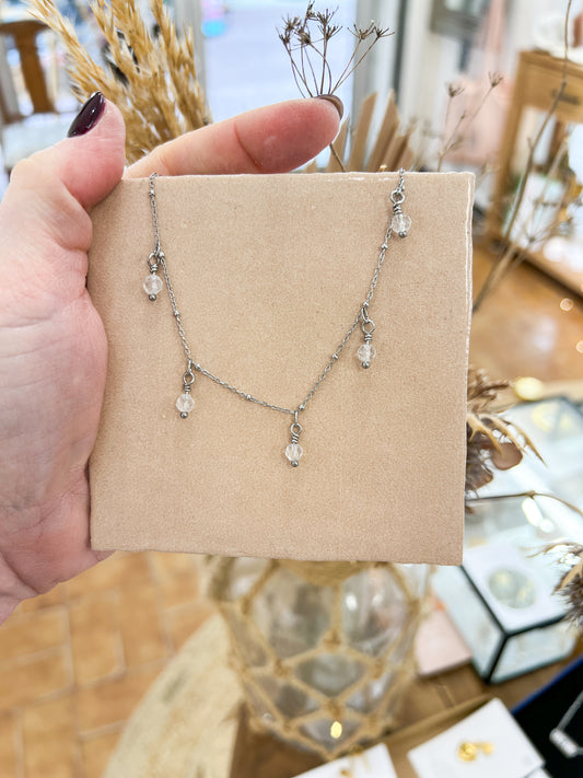 Argenté | Bracelet de cheville Morning