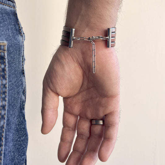 Keep Calm And Smile Leather Bracelet (customizable)