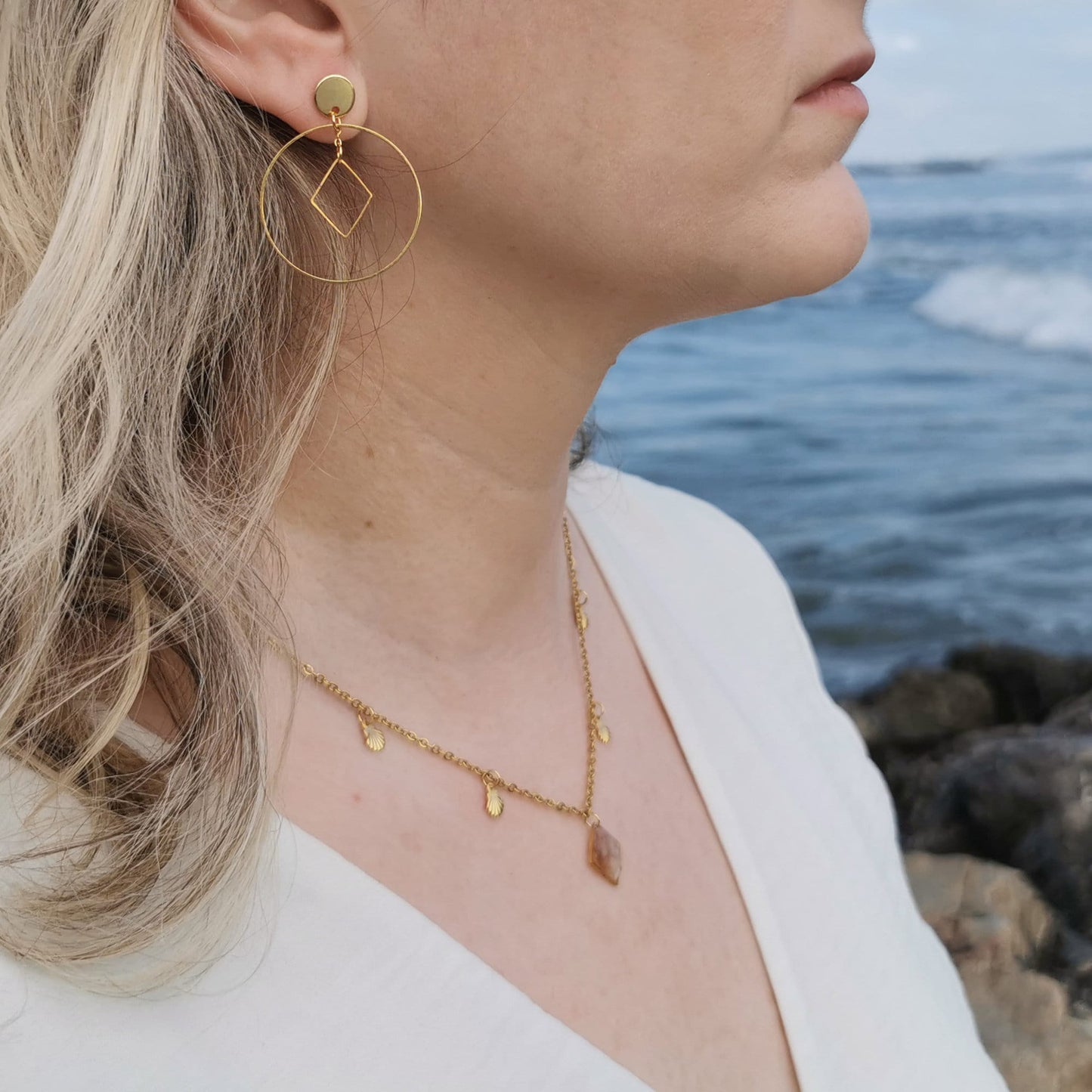 Boucles d'oreilles Océane