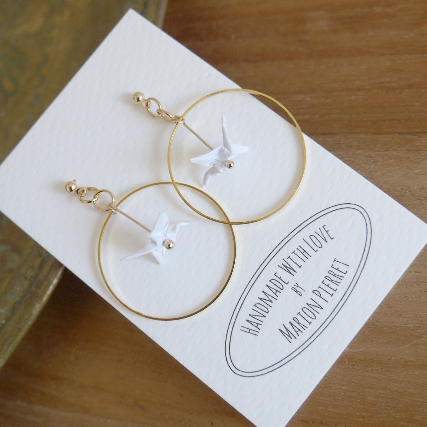 Boucles d'oreilles origami Oslo