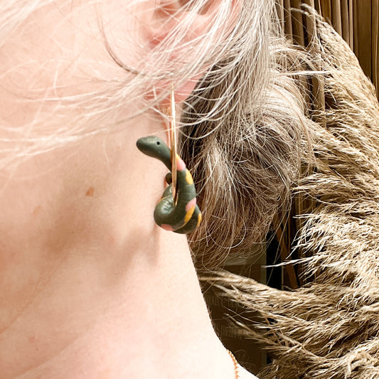 Boucles d'oreilles animaux en Polymer Clay