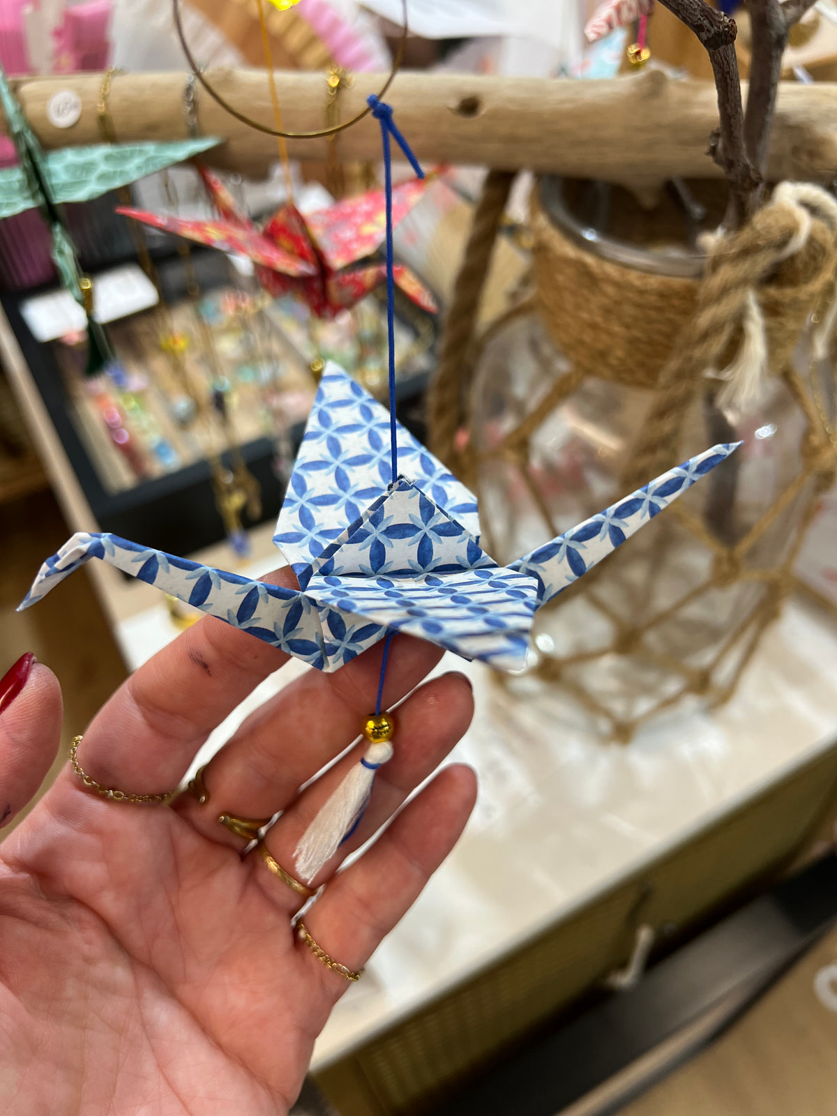 Suspension Origami 1 oiseau
