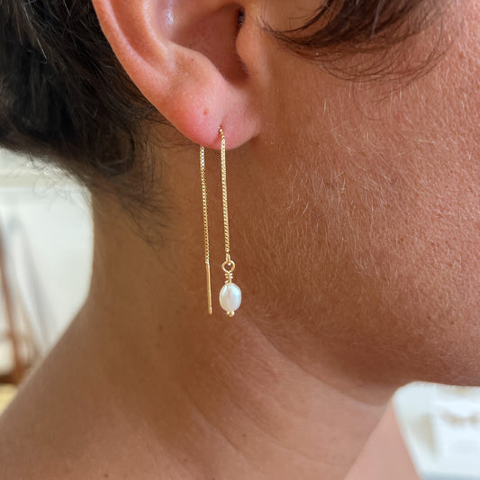 Boucles d’oreilles Perles de Culture