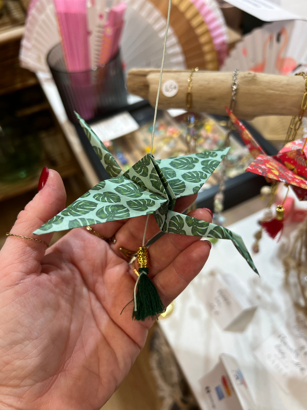 Suspension Origami 1 oiseau