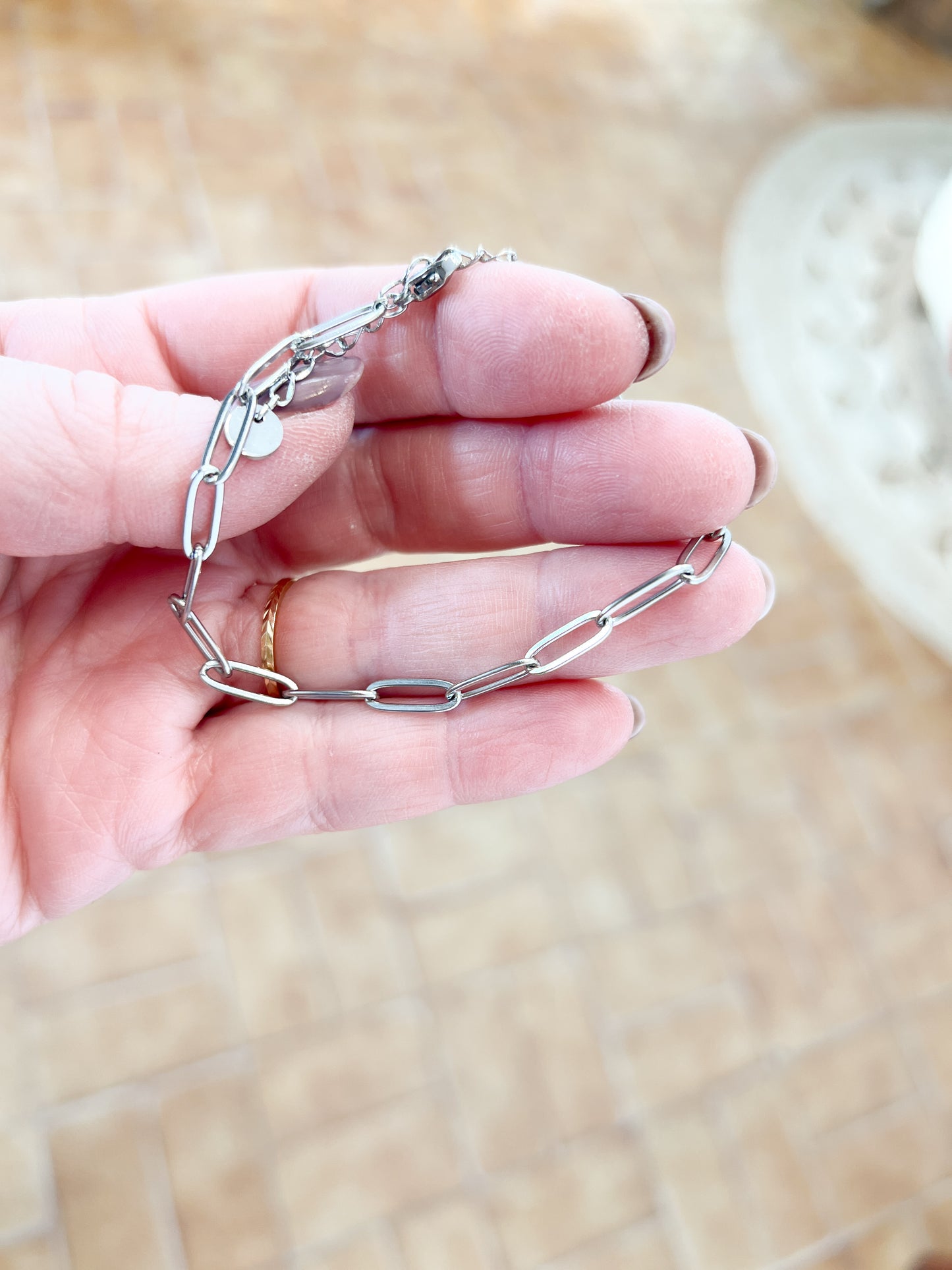 Bracelet ou Collier Paperclip unisexe - Bar à Bijoux