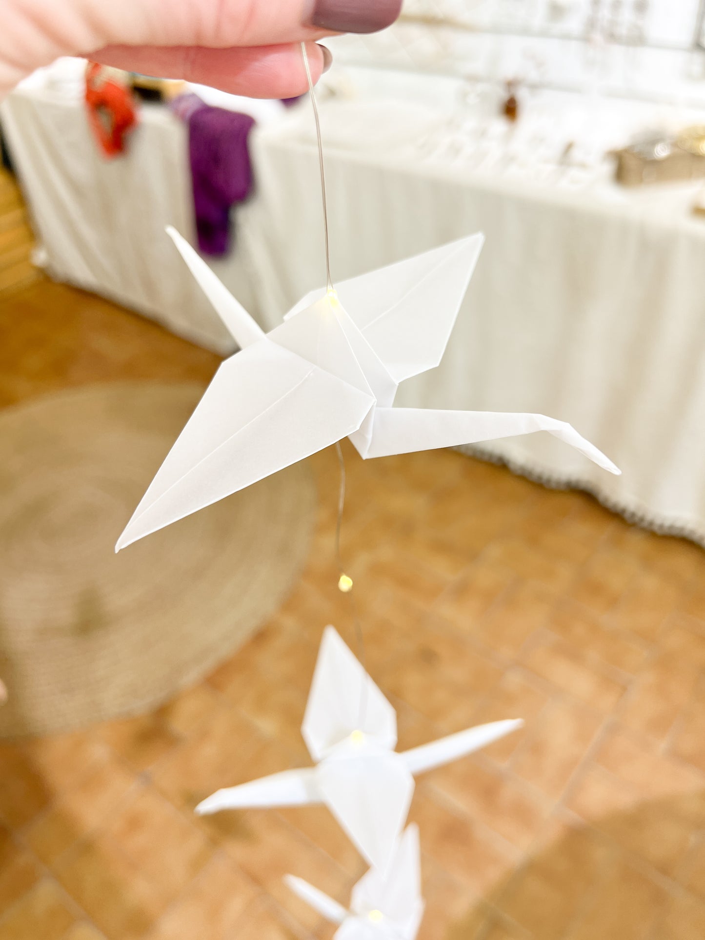 Guirlande Lumineuse Origami