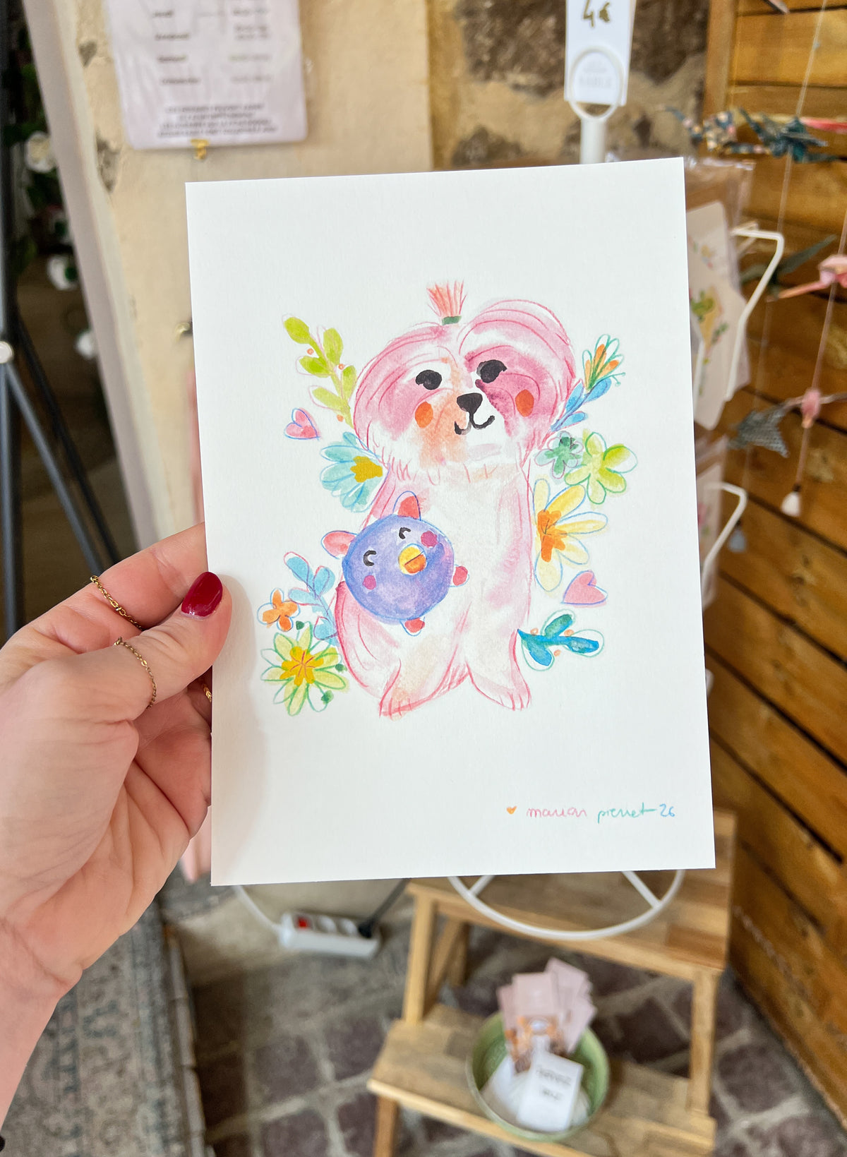 Affiches Aquarelle Portraits Animaux