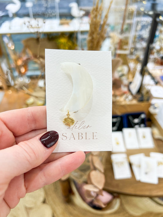 Broche Luna Nacre