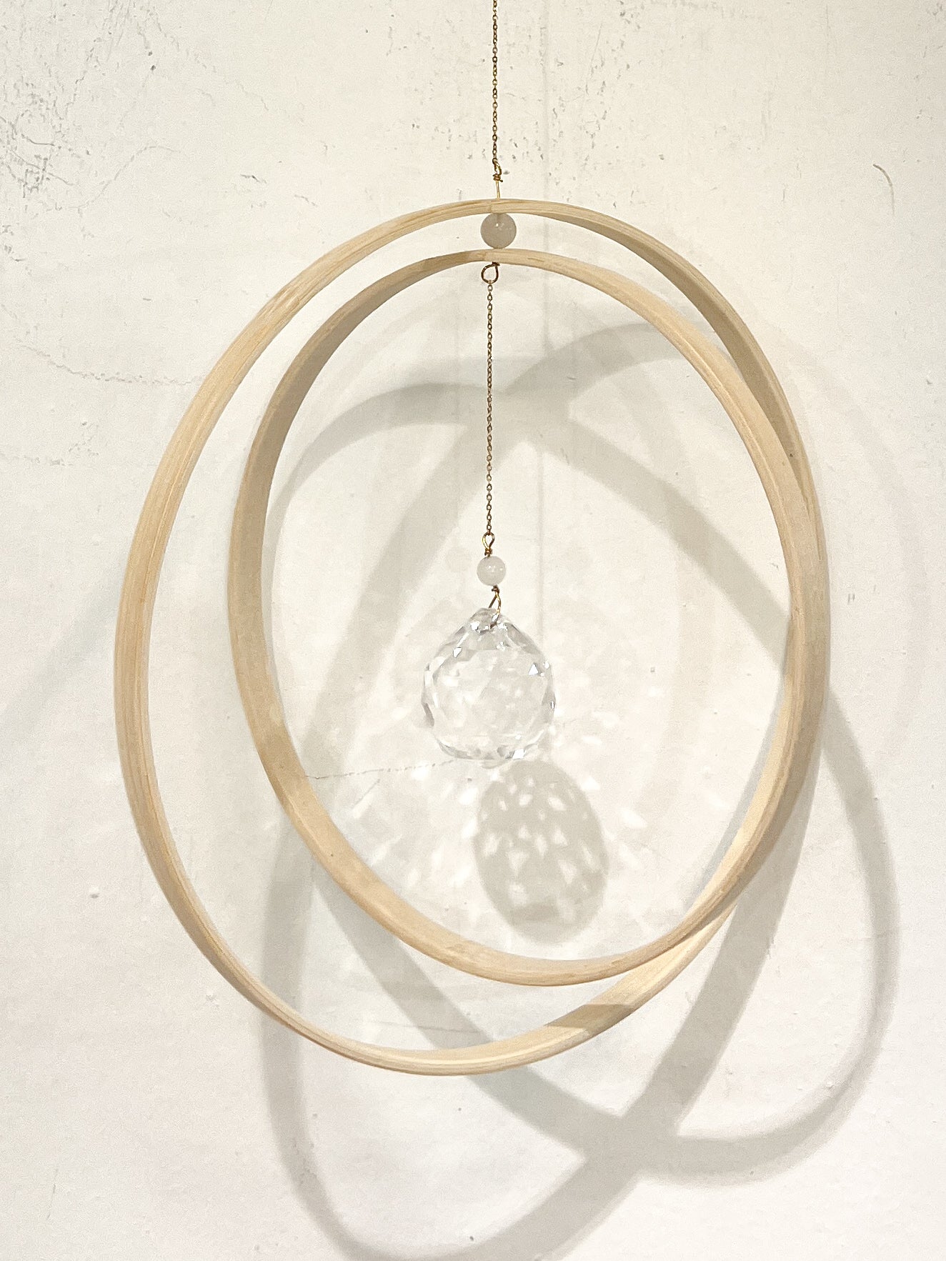 Mobile suncatcher Bambou «Vision» 2 cercles
