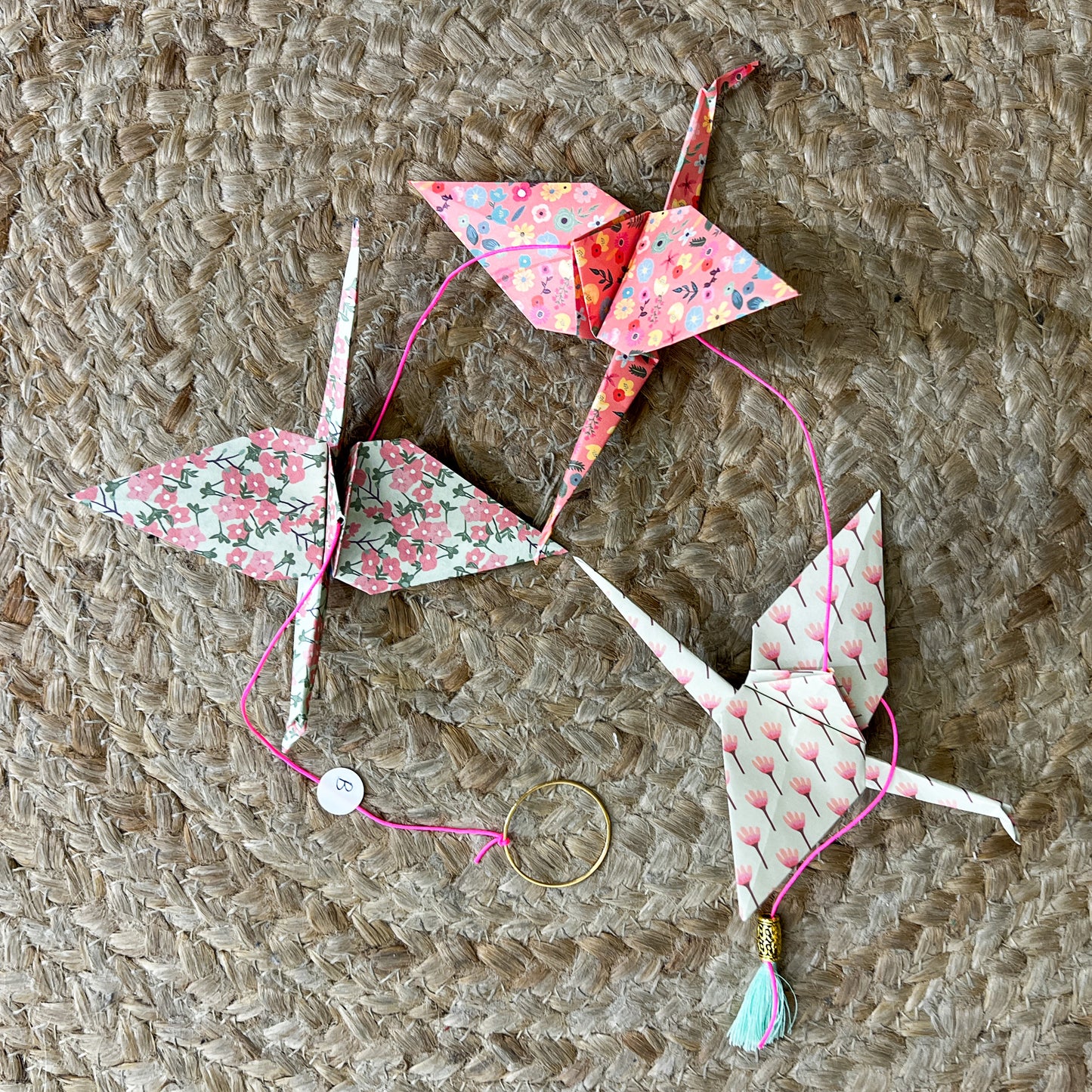 Origami garland