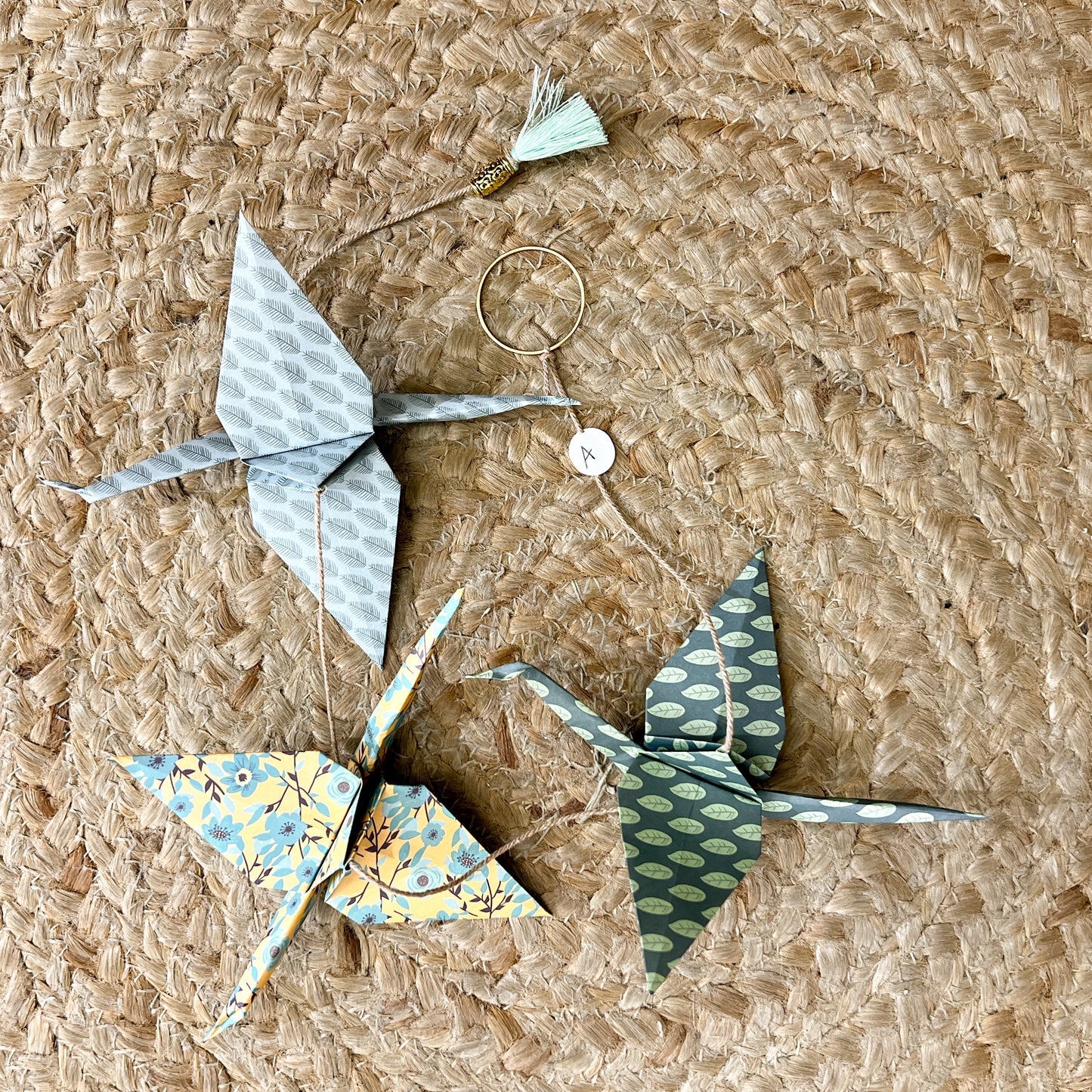 Origami garland