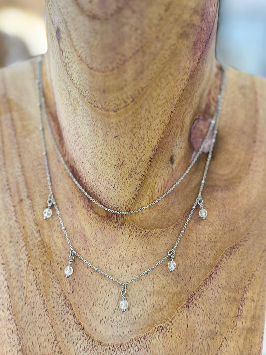 Morning multi-row necklace