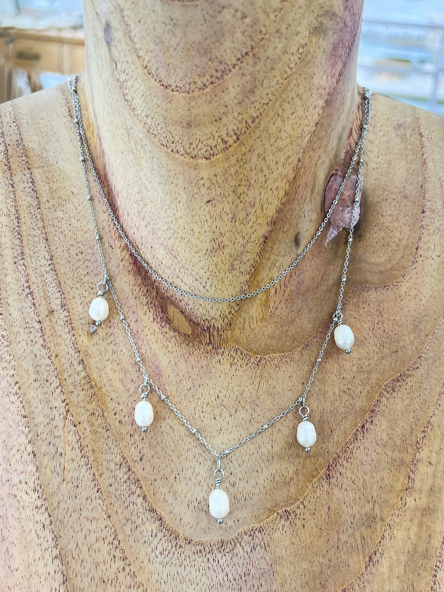 Morning multi-row necklace