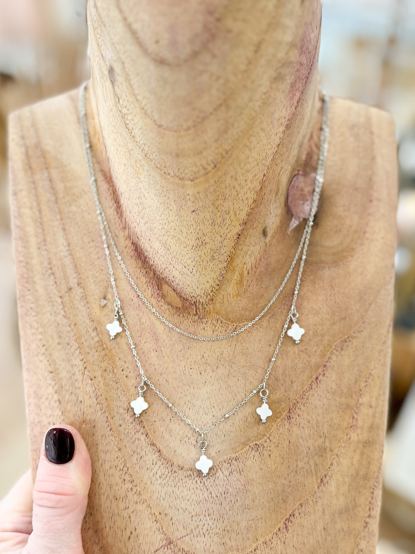 Morning multi-row necklace