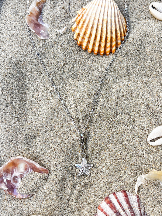 Argenté | Collier Étoile de mer