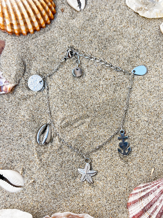 Argenté | Bracelet Breloques