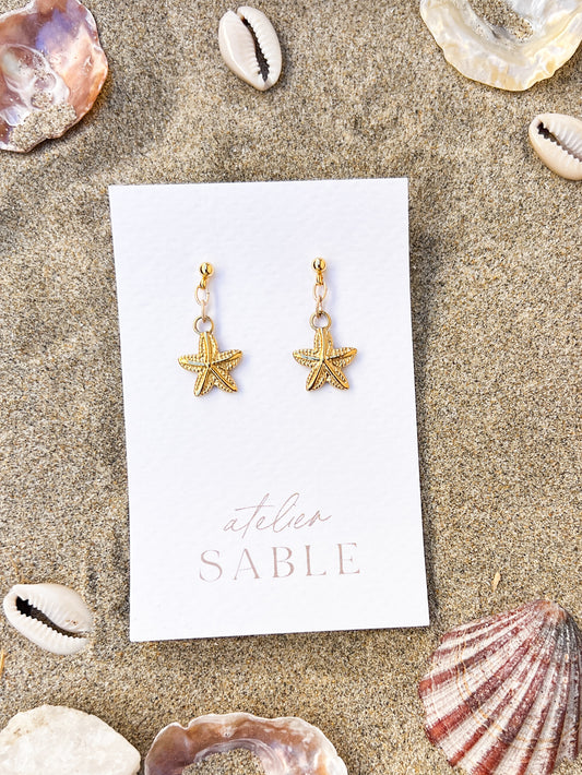 Boucles d'oreilles Étoiles de mer