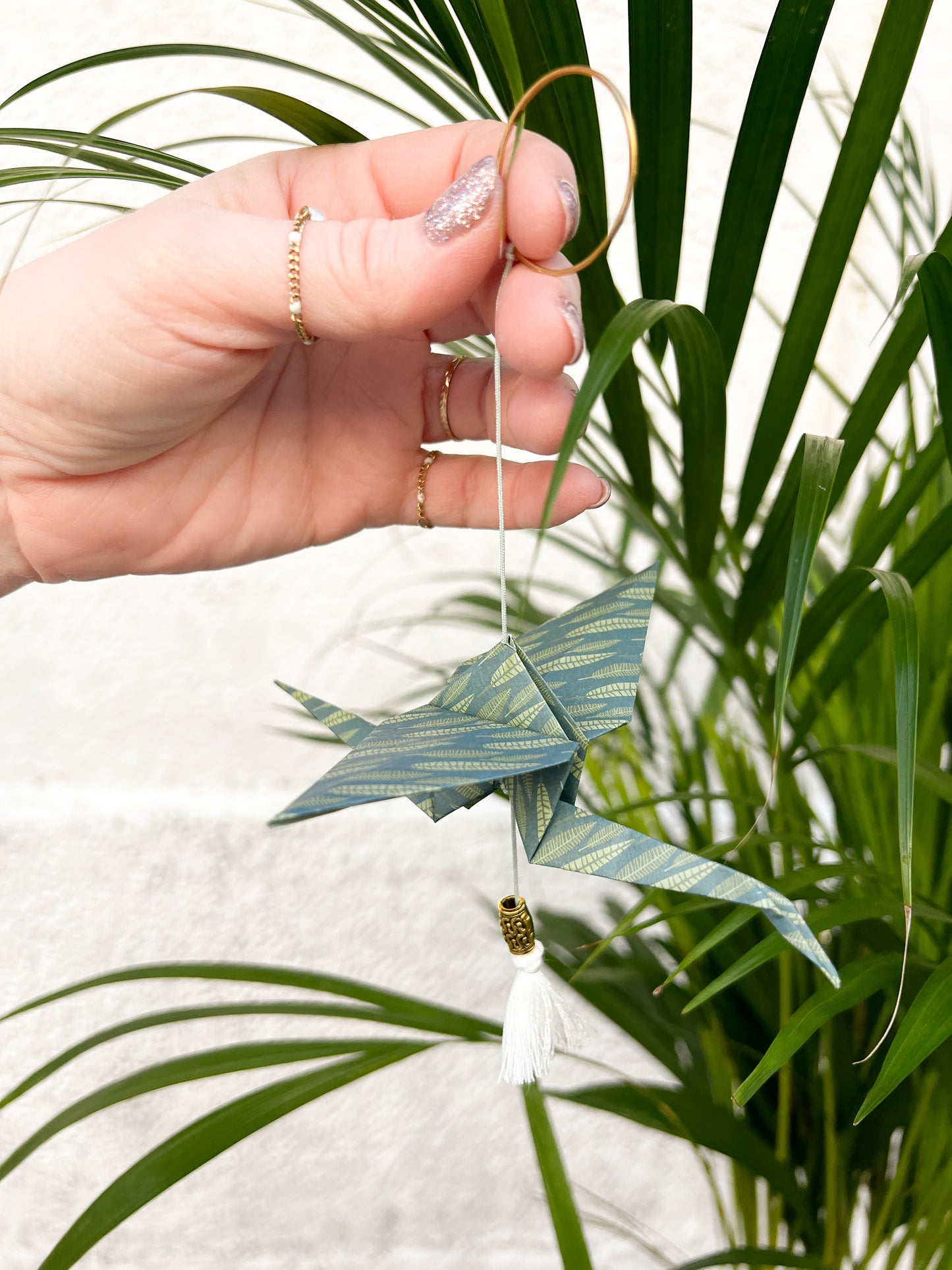 Origami garland