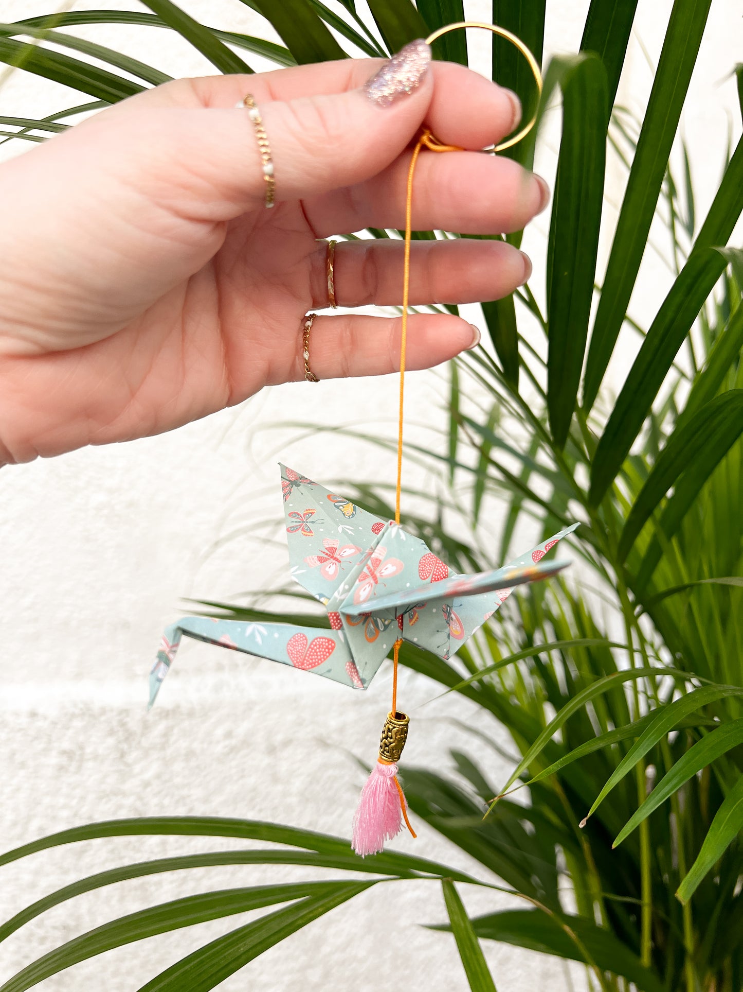 Origami garland