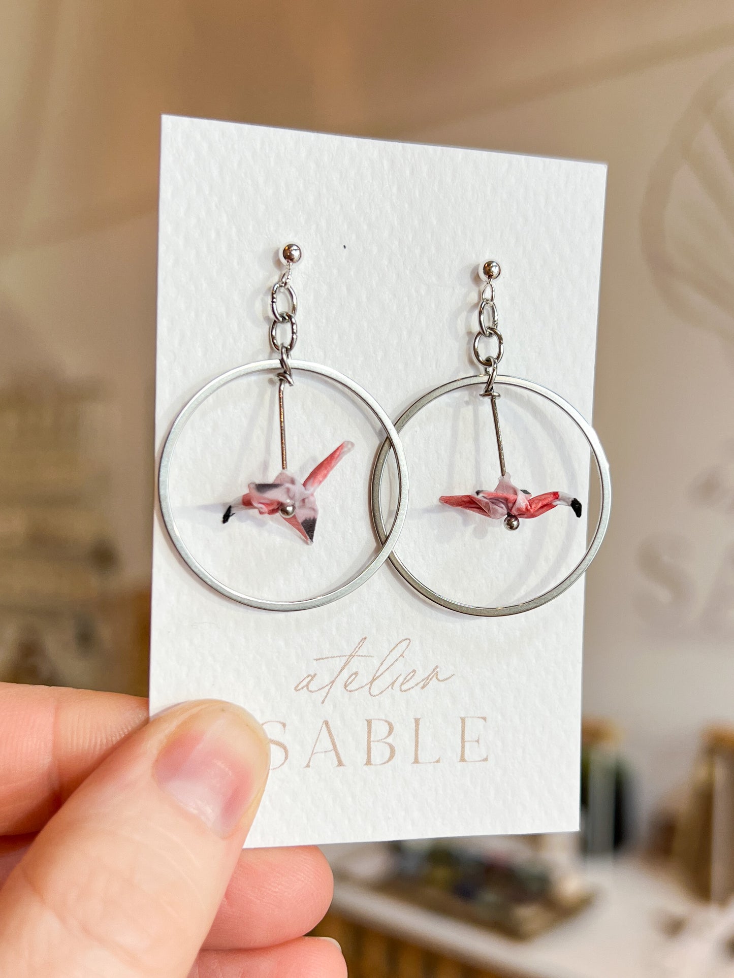 Lisboa origami earrings