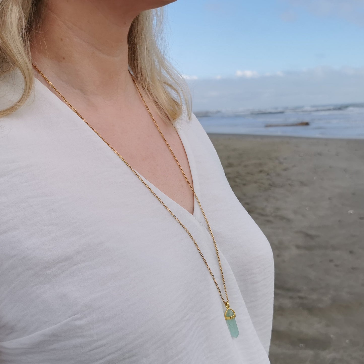 Calypso Rose Quartz Necklace