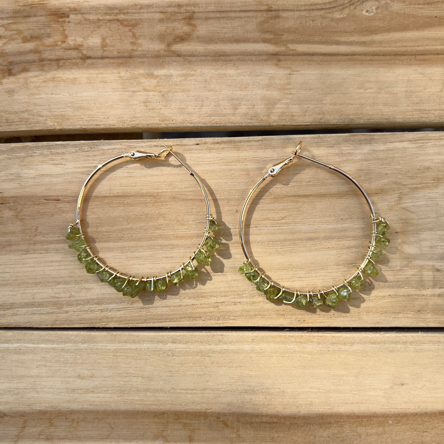 Tortoiseshell Ceramic Hoop Earrings