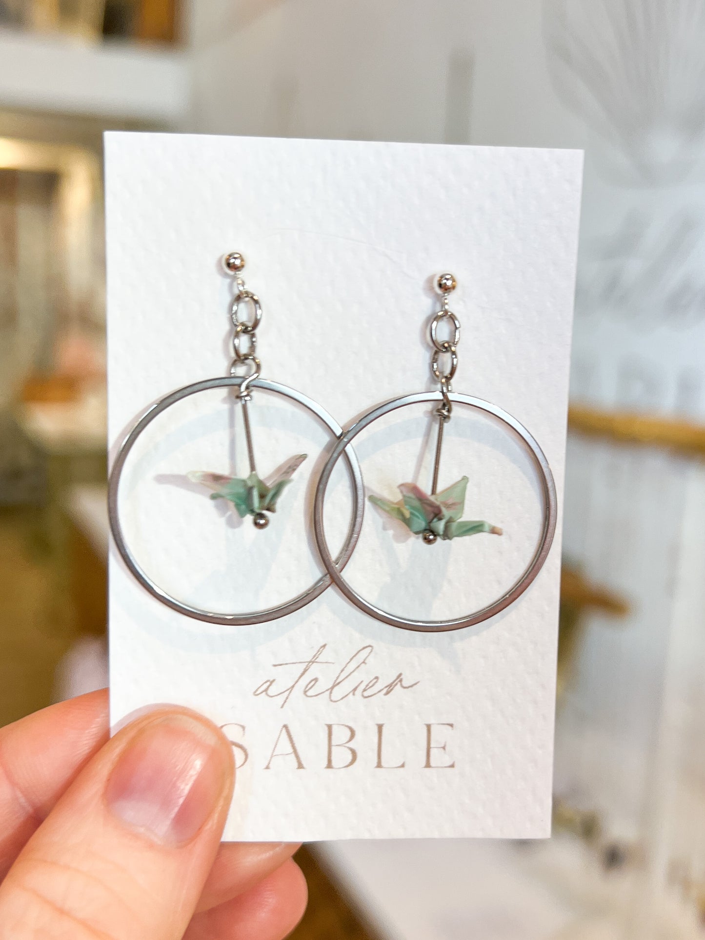 Lisboa origami earrings