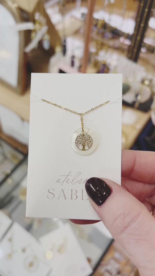 Collier Arbre de Vie en nacre