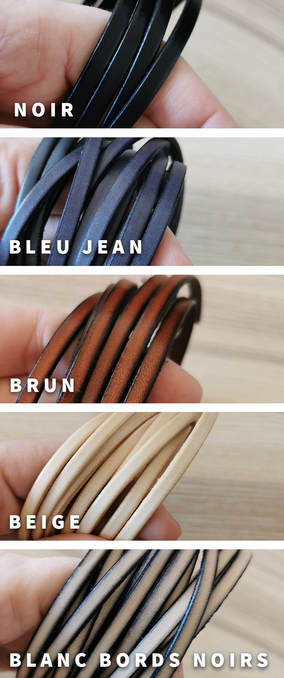 Keep Calm And Smile Leather Bracelet (customizable)