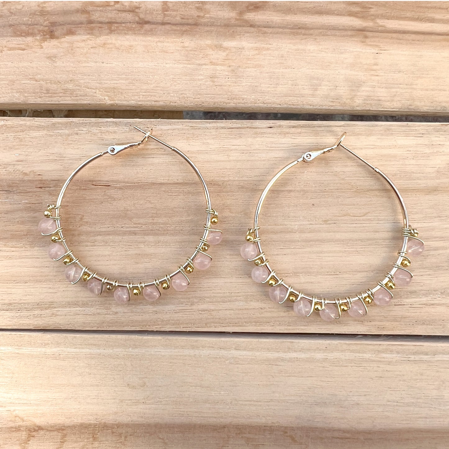 Tortoiseshell Ceramic Hoop Earrings