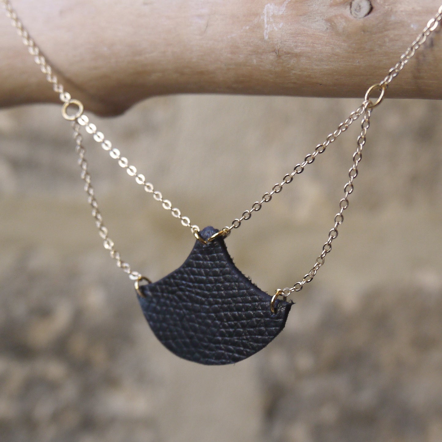 Collier Nami en Cuir recyclé