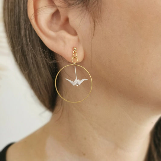 Boucles d'oreilles origami Oslo