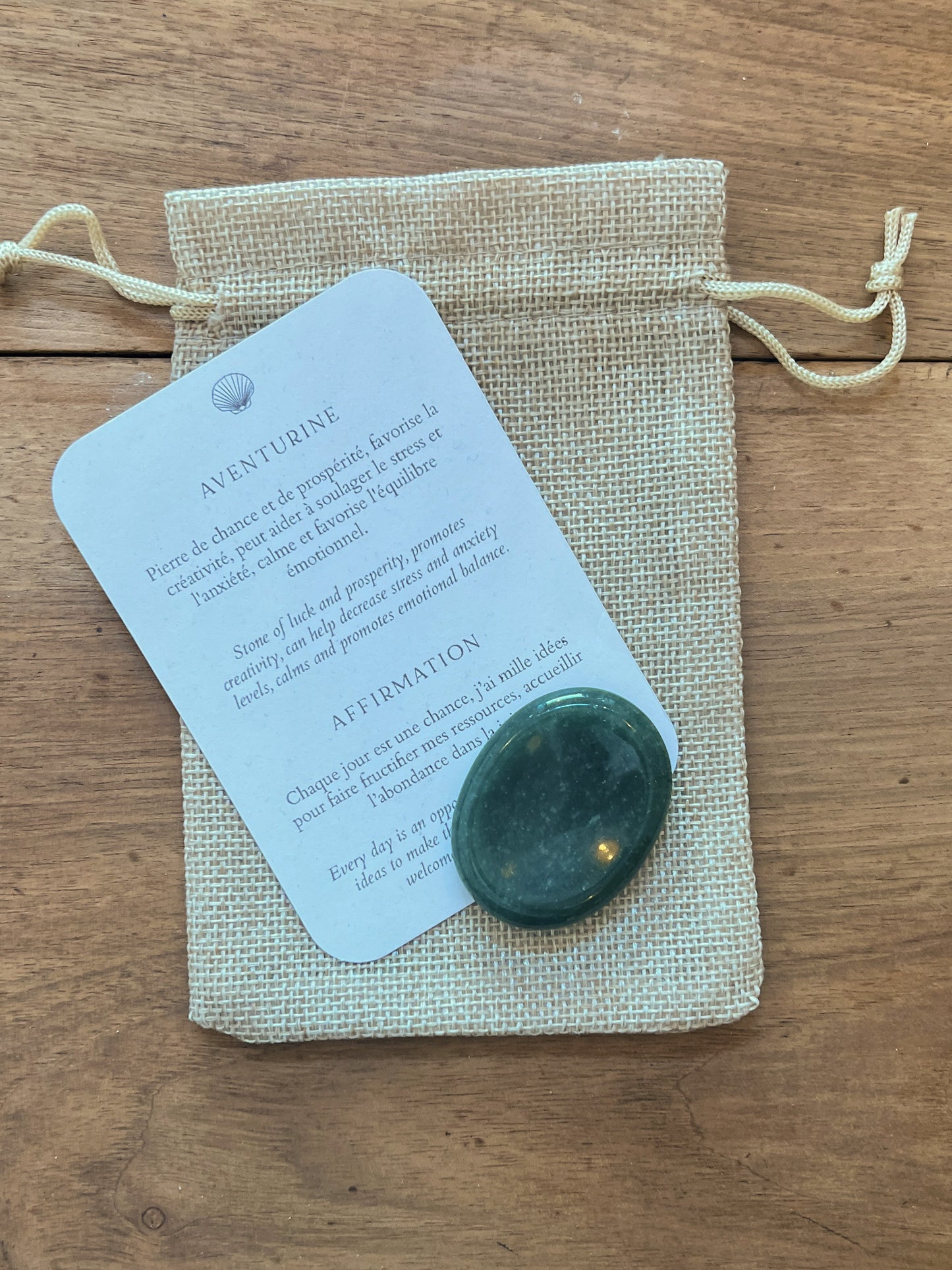 Aventurine Worry Stone