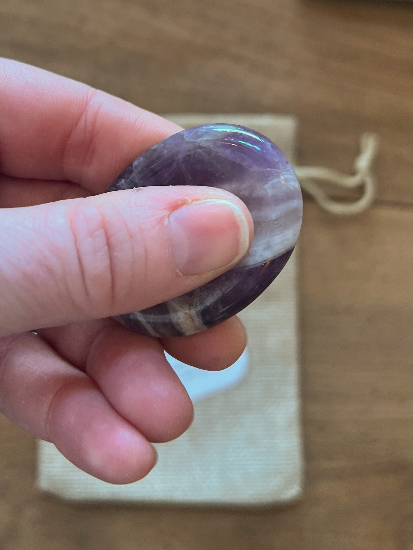 Amethyst Worry stone