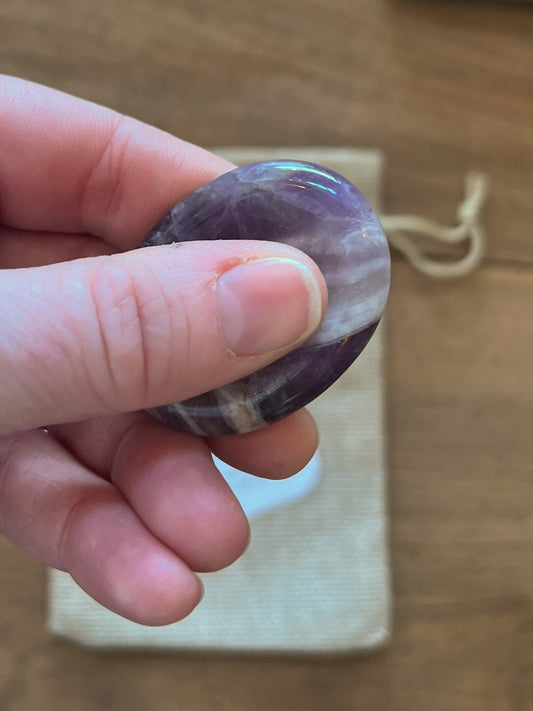 Amethyst Worry stone