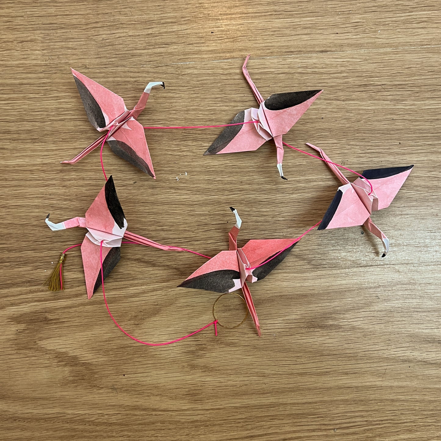 Origami garland