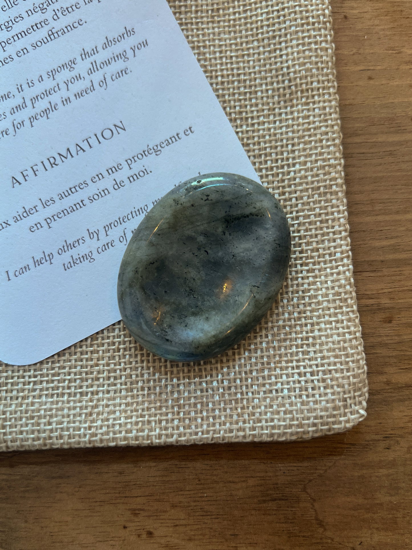 Labradorite Worry Stone